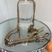 Vintage Simmons Gold Plated T Bar Pocket Watch Fob Chain 12 Long