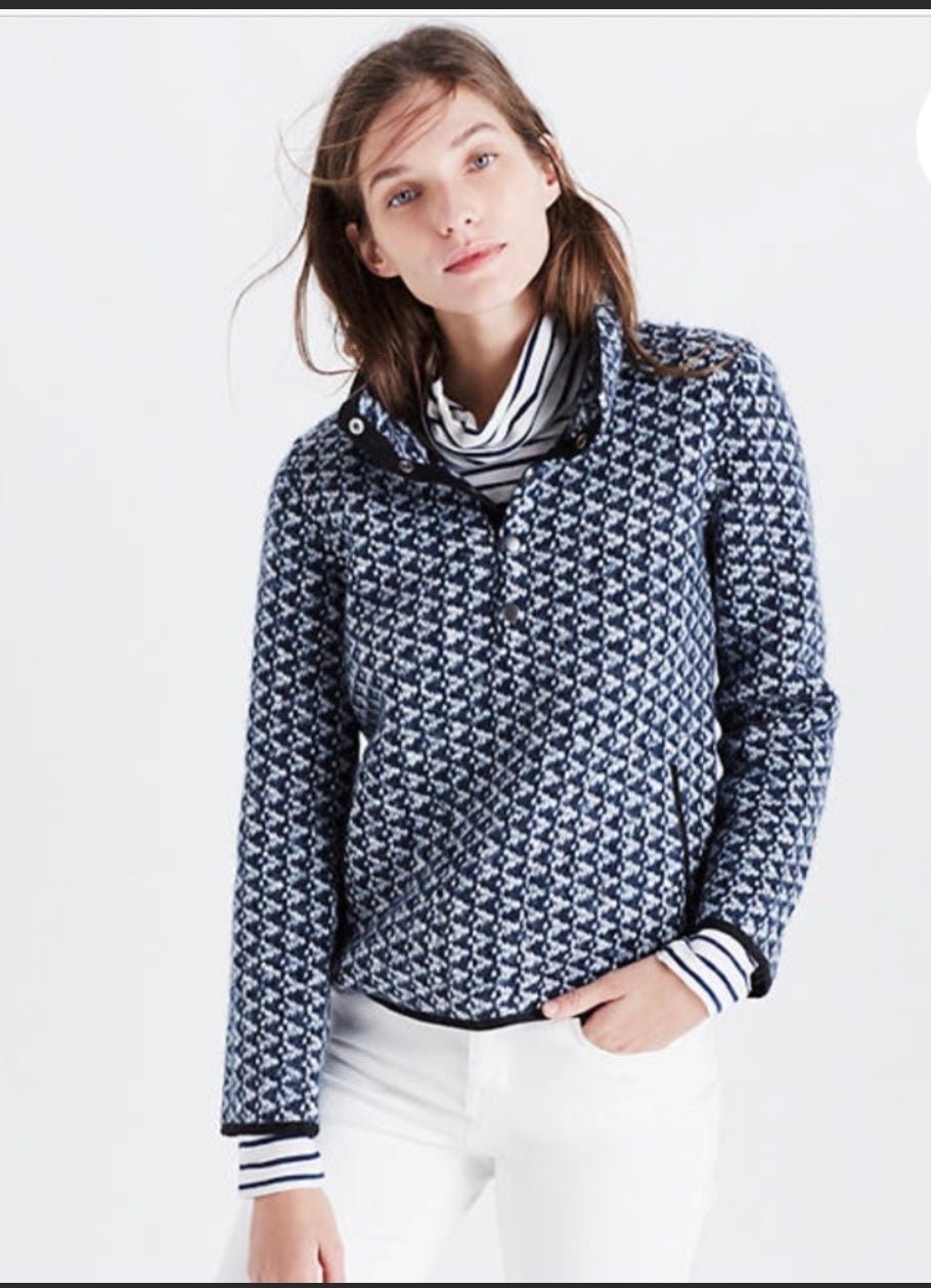Madewell Harmonica Pullover Jacket Sweater