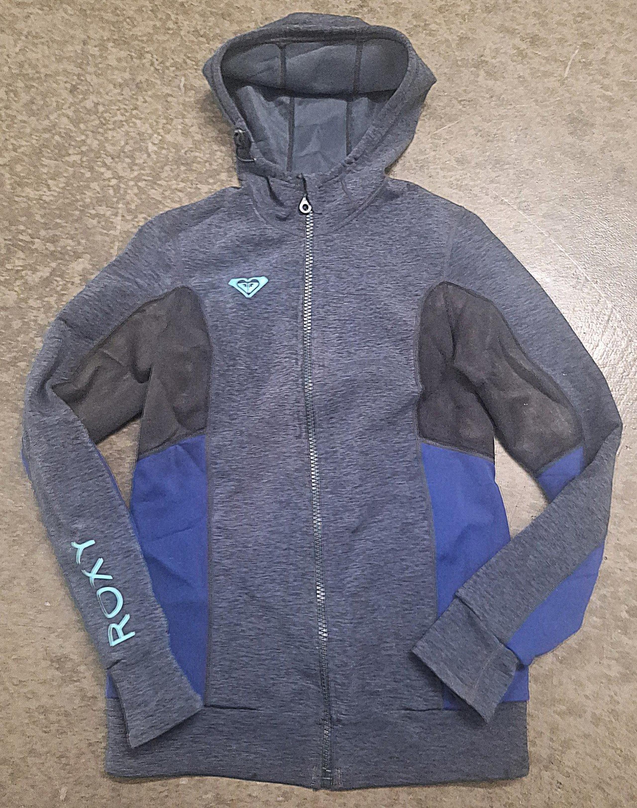Roxy Womens 1.0 Syncro Paddle Front Zip Hooded Wetsuit Jacket FLT