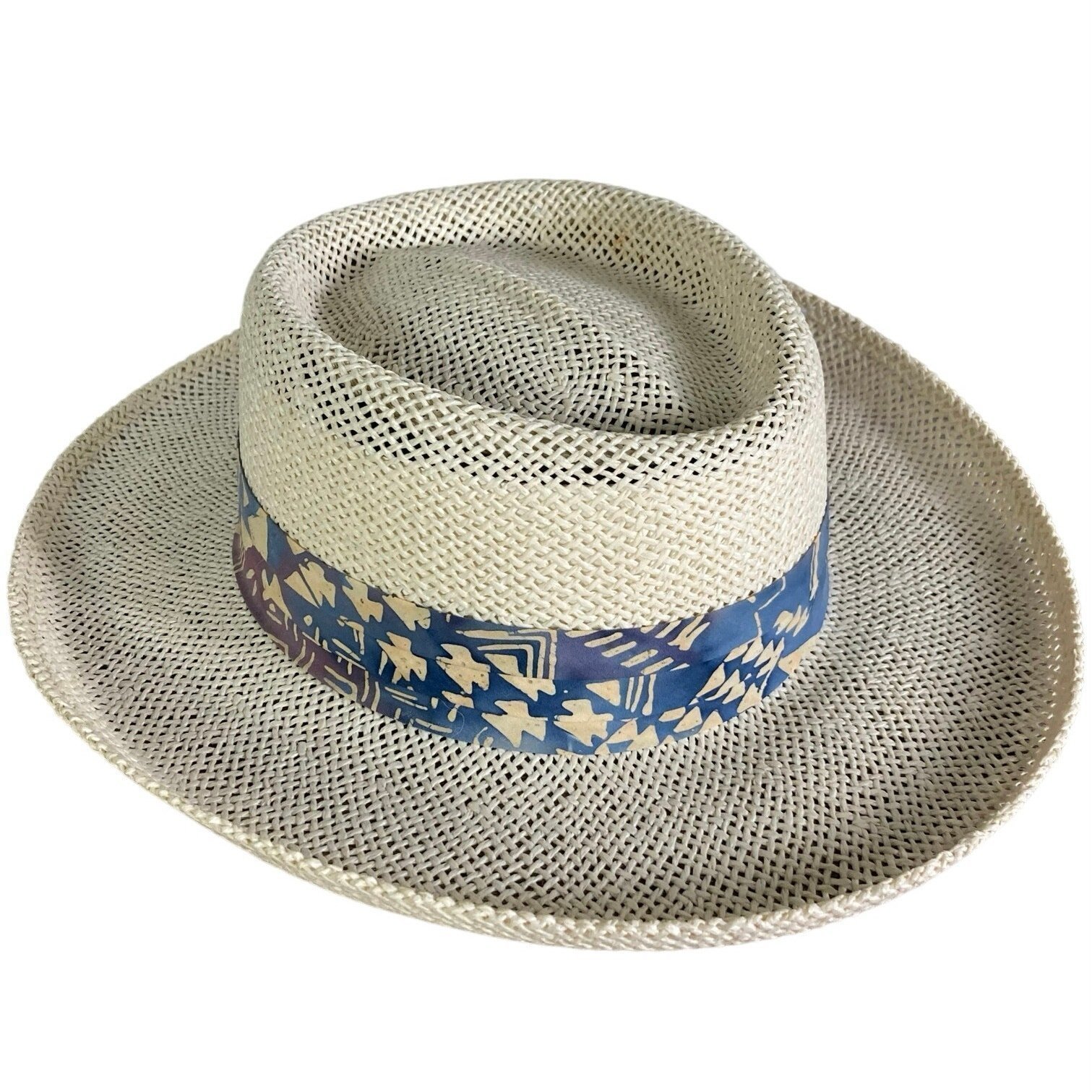Dorfman Pacific Unisex Straw Hat Multicolor Band Summer Casual