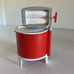 Wringer washer salt and pepper shaker and sugar bowl, old washing machine s&p