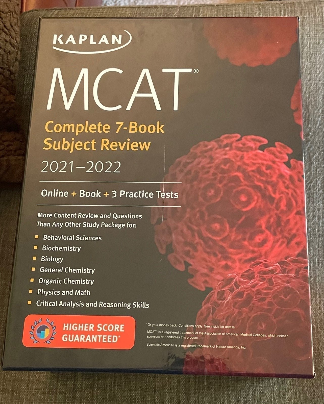 2021-2022 Kaplan MCAT 7 Book Bundle, Advanced Prep Book