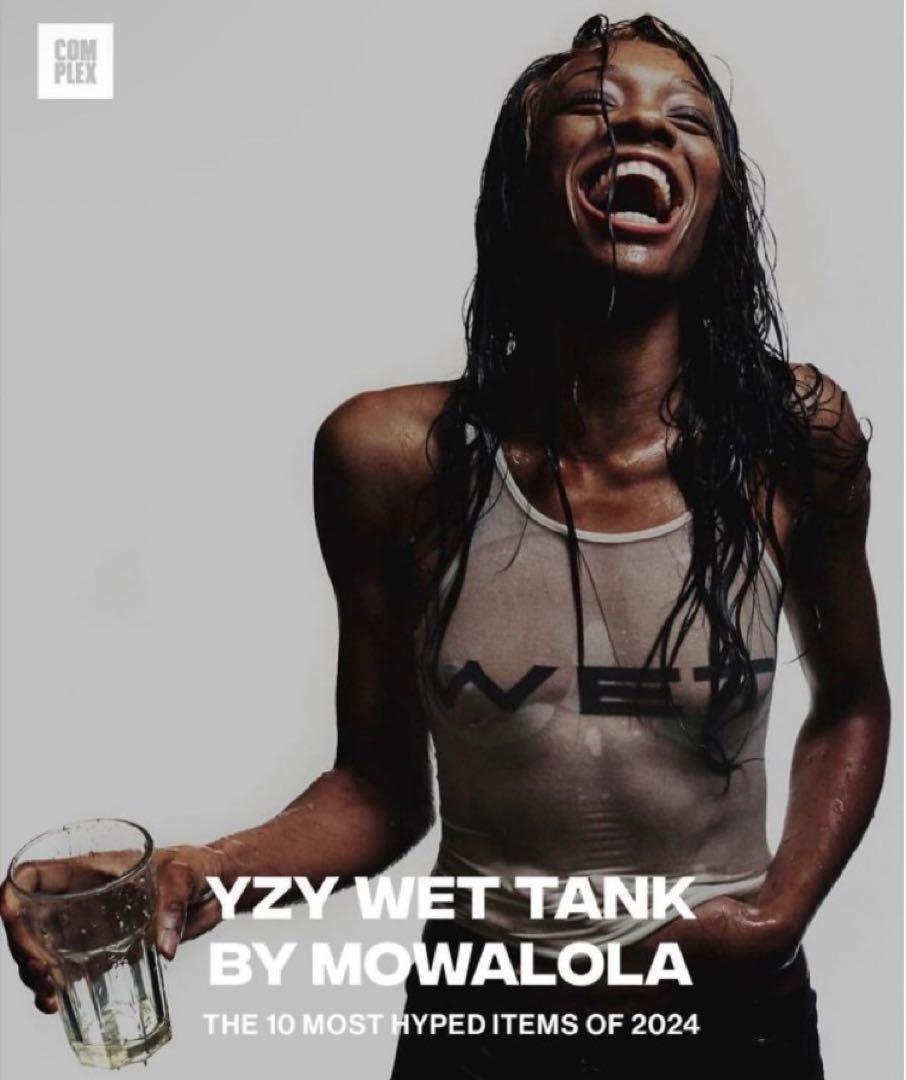 YZY Mowalola WET TANK sample サイズ3 /yeezy タンクトップ