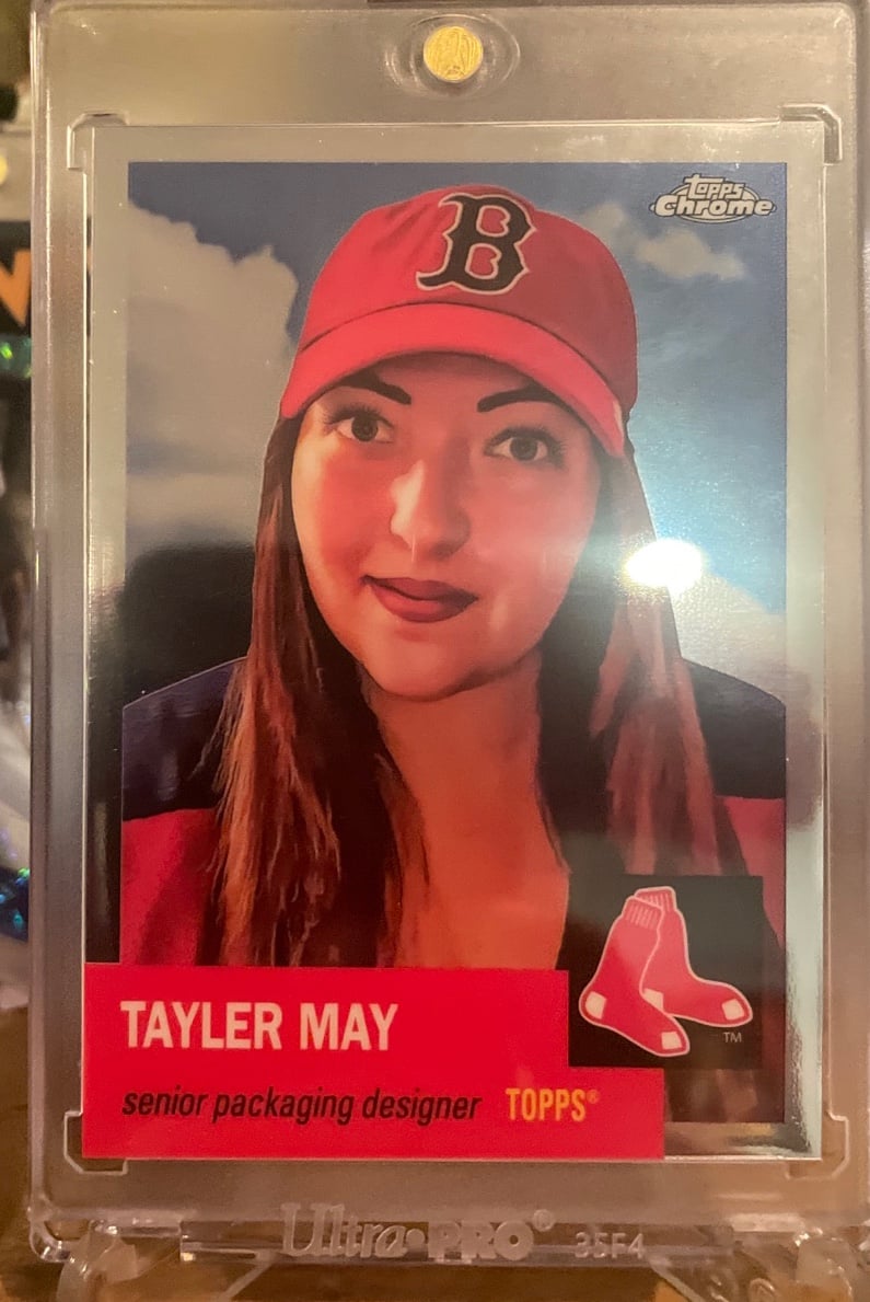 Tayler May 2022 Topps Chrome Platinum Anniversary Employee SSP 1:17,351 #EMP-TM