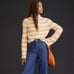 NWT Anthropologie Maeve Striped Turtleneck Sweater Small
