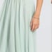 KLEINFELD COLD-SHOULDER Long Chiffon Aline Pleated Backless Prom Dress Size 8
