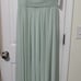 KLEINFELD COLD-SHOULDER Long Chiffon Aline Pleated Backless Prom Dress Size 8