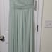 KLEINFELD COLD-SHOULDER Long Chiffon Aline Pleated Backless Prom Dress Size 8