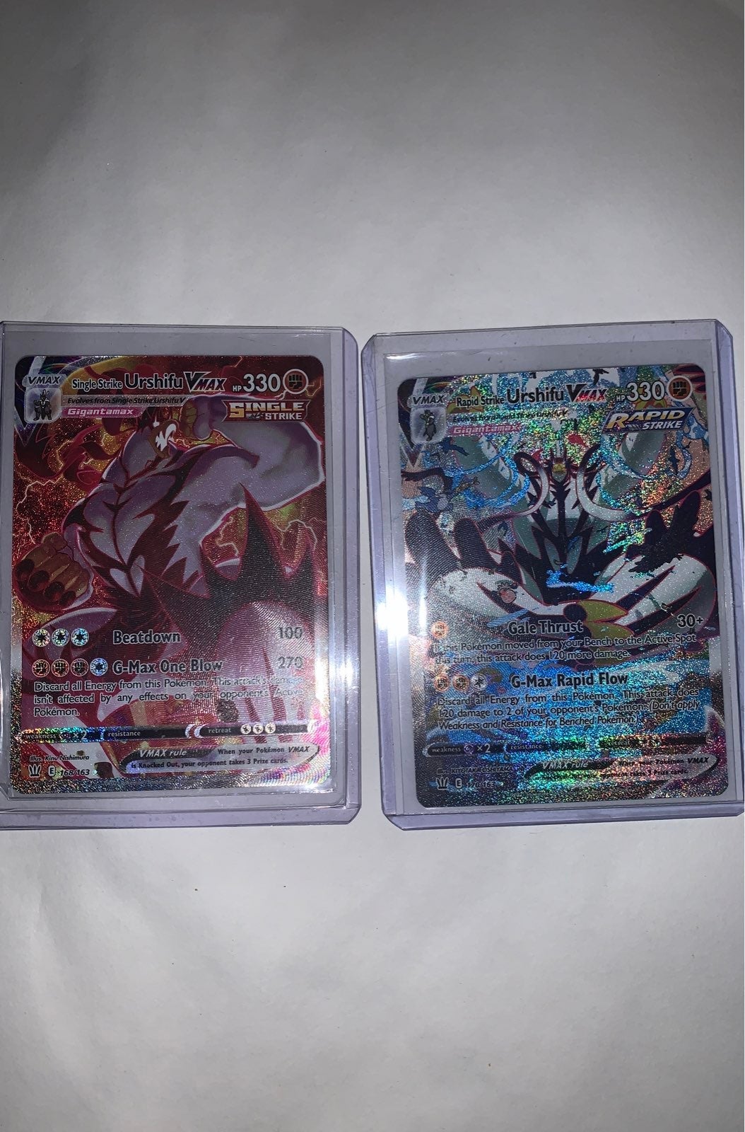 Rapid and single strike Urshifu Vmax alternate art