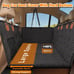 Back Seat Extender for Dogs, Dog Car Seat Cover with Hard Bottom