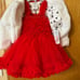 Christmas dress and jacket