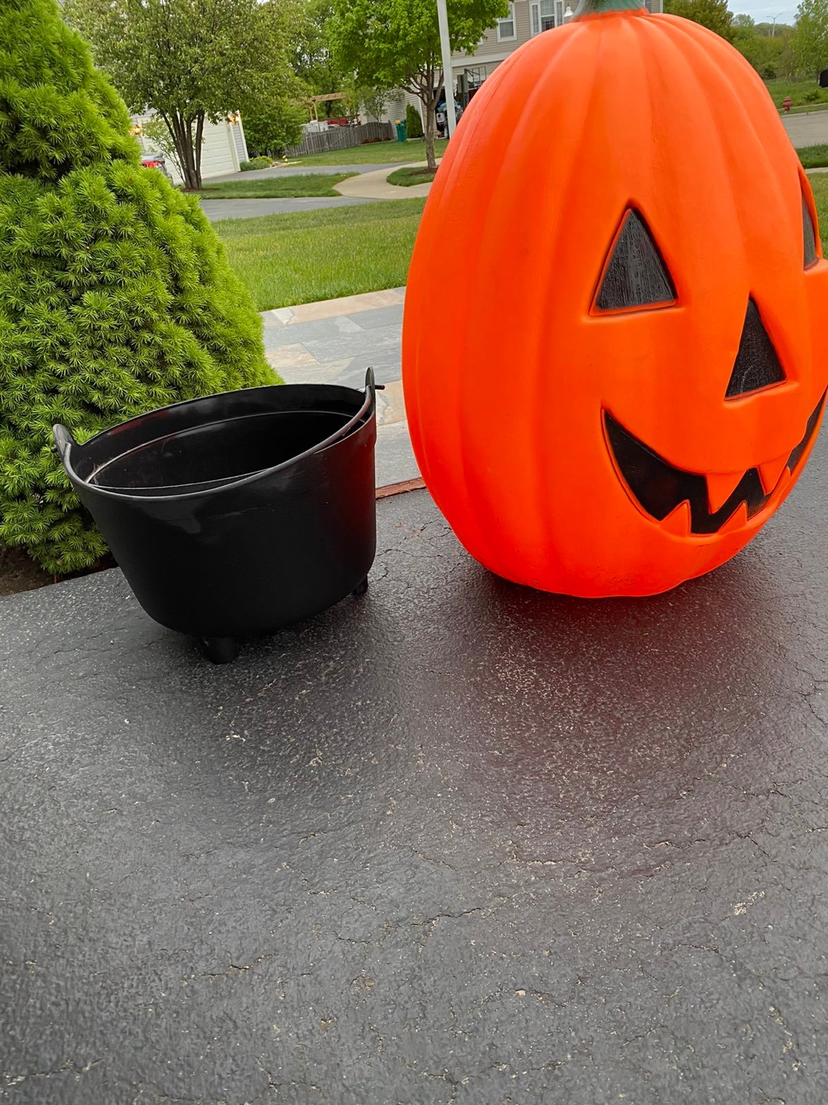 Pumpkin and large basket blowmold