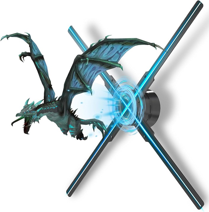 3D Hologram Fan 20.5 – HD LED Holographic Display with WiFi & Bluetooth