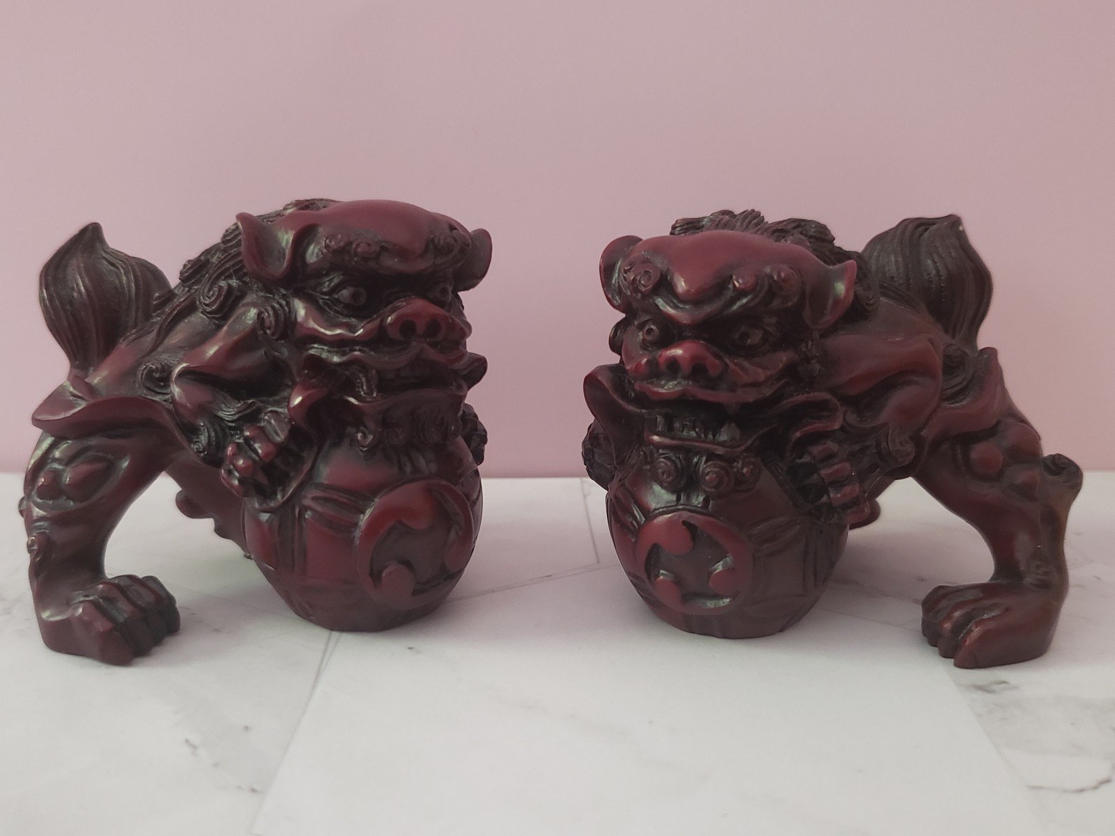 Vintage Guardian Temple Foo Dogs - Set of 2