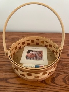 Longaberger 2006 Small Pie Basket & Protector