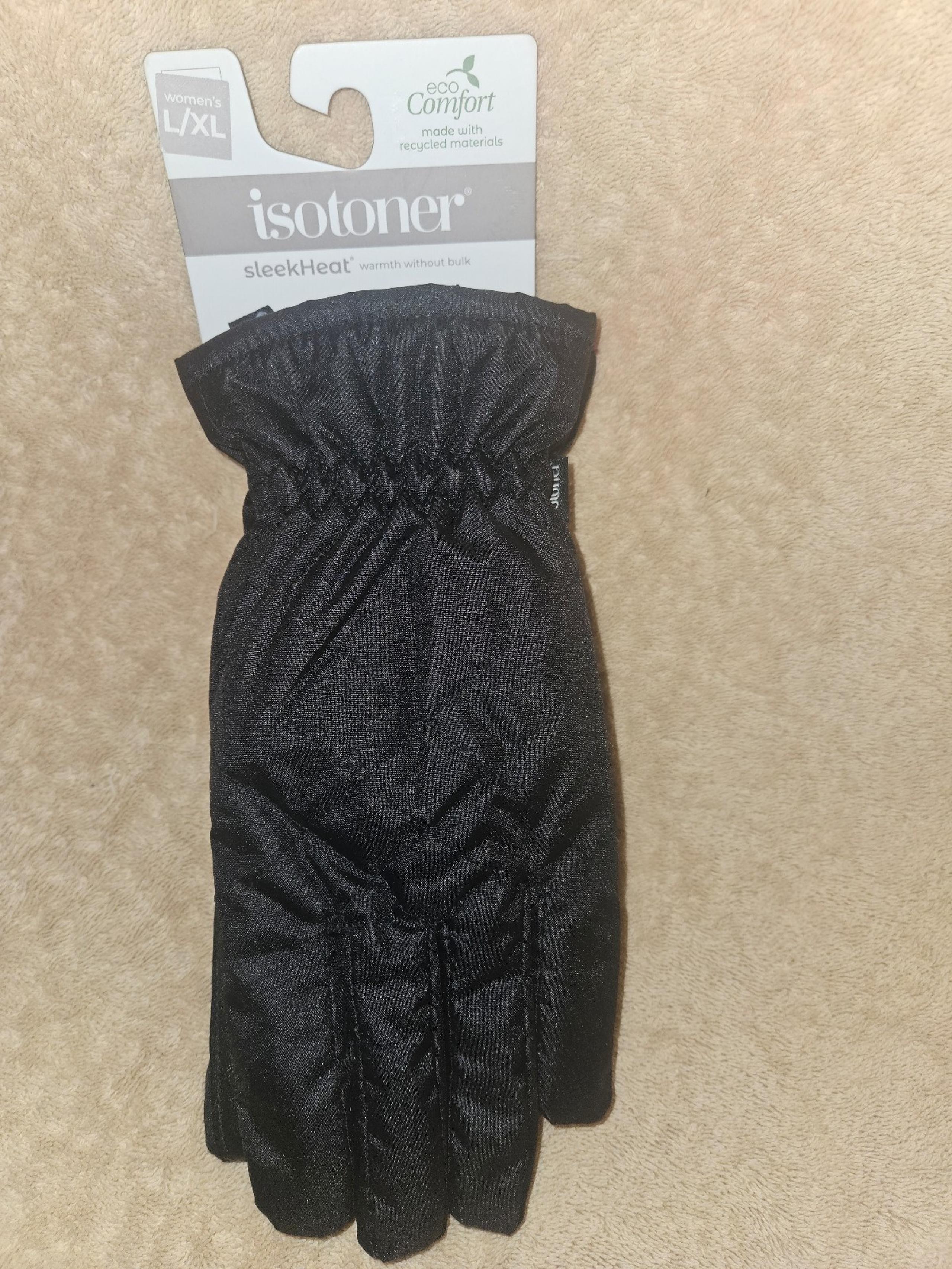 New Isotoner Sleek Heat Women's Gloves sm/med