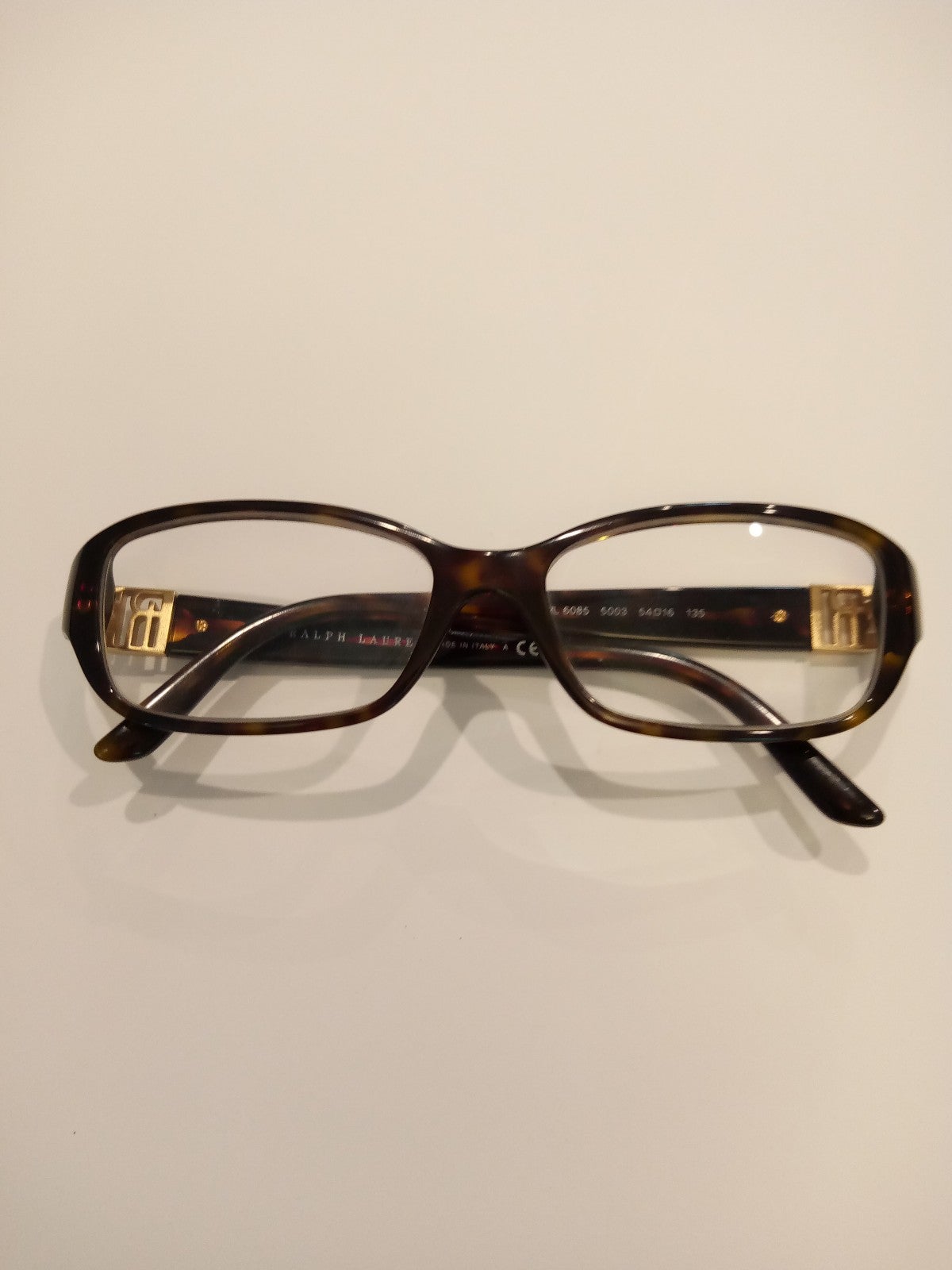 Ralph Lauren Brown Eyeglasses Eye Glasses 54 16 135, Like New