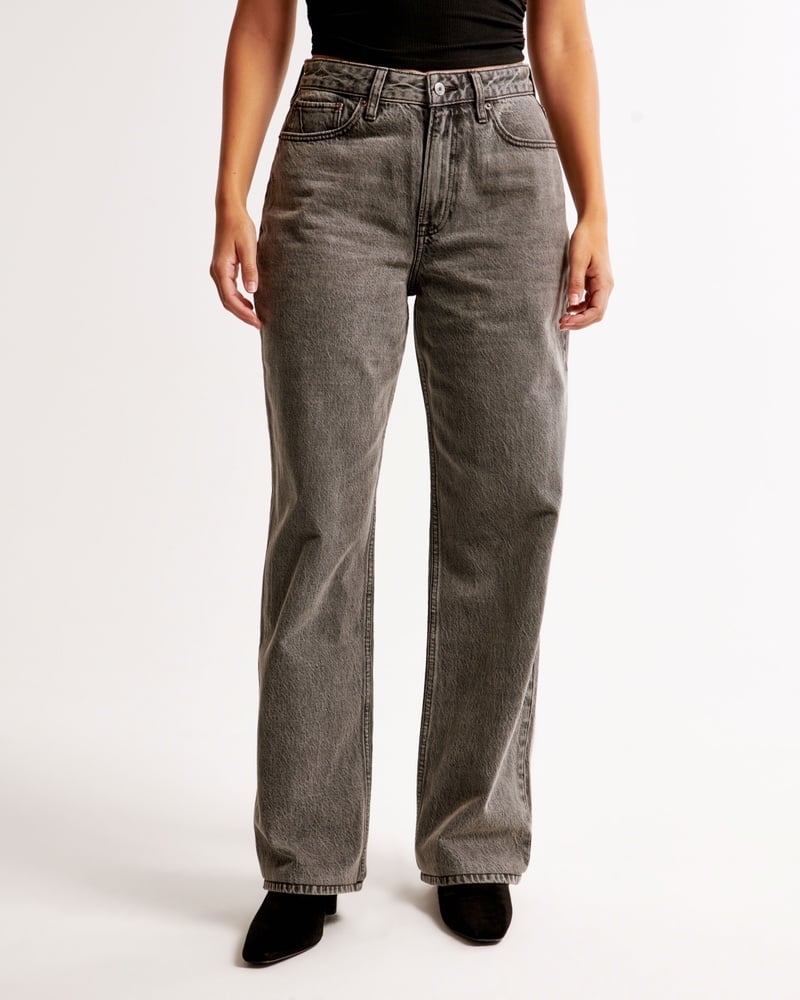 Abercrombie and fitch Curve Love High Rise Loose Jeans