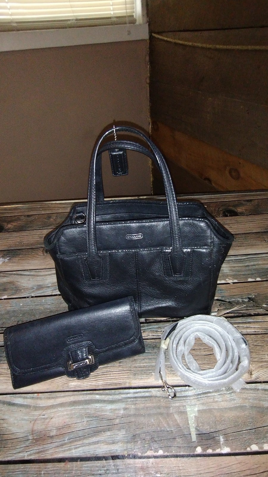 Coach Hand Bag and Matching Wallet