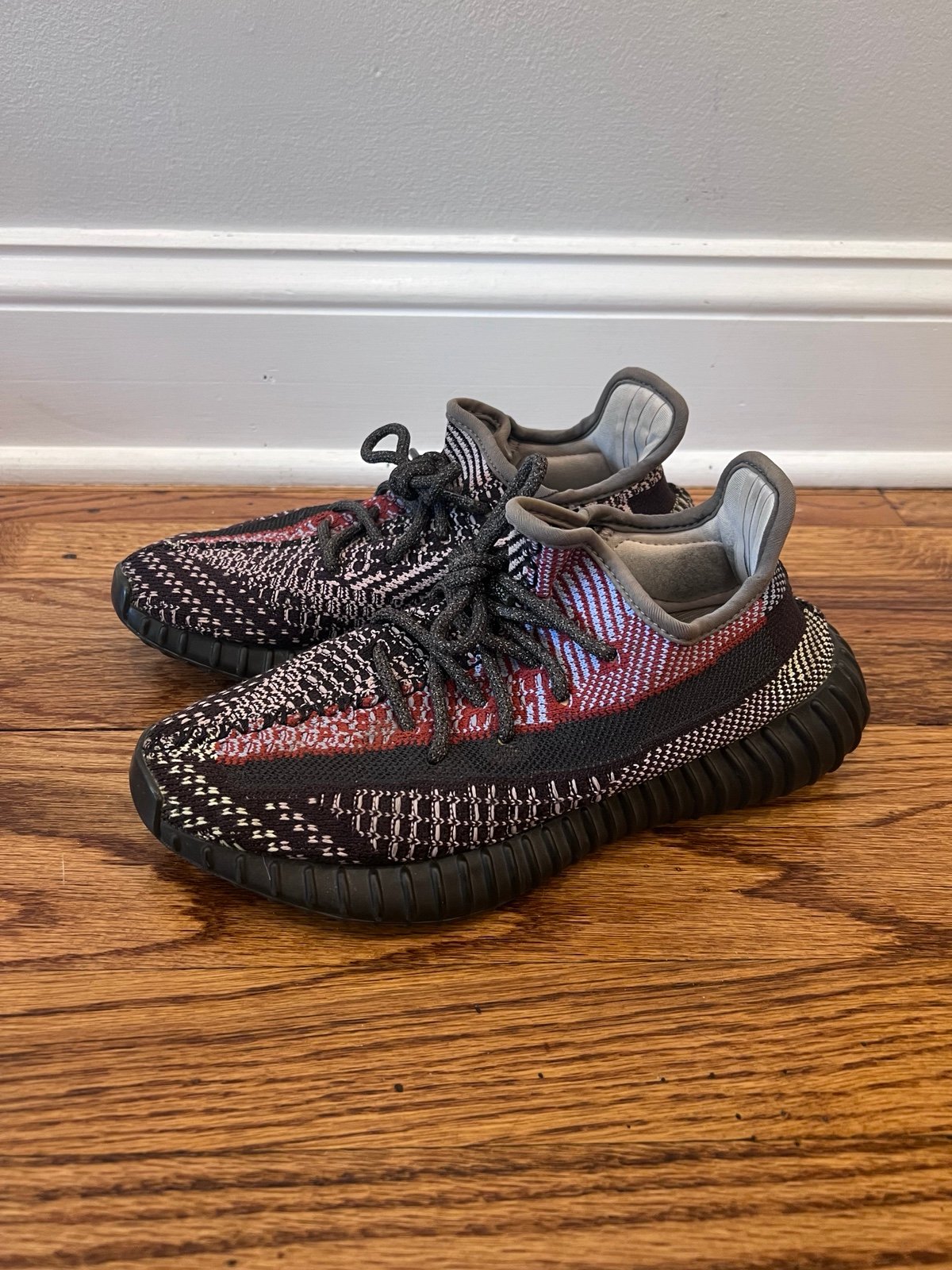 Adidas Yeezy Boost 350 V2 Yecheil Non Reflective Sneakers Black Size 6