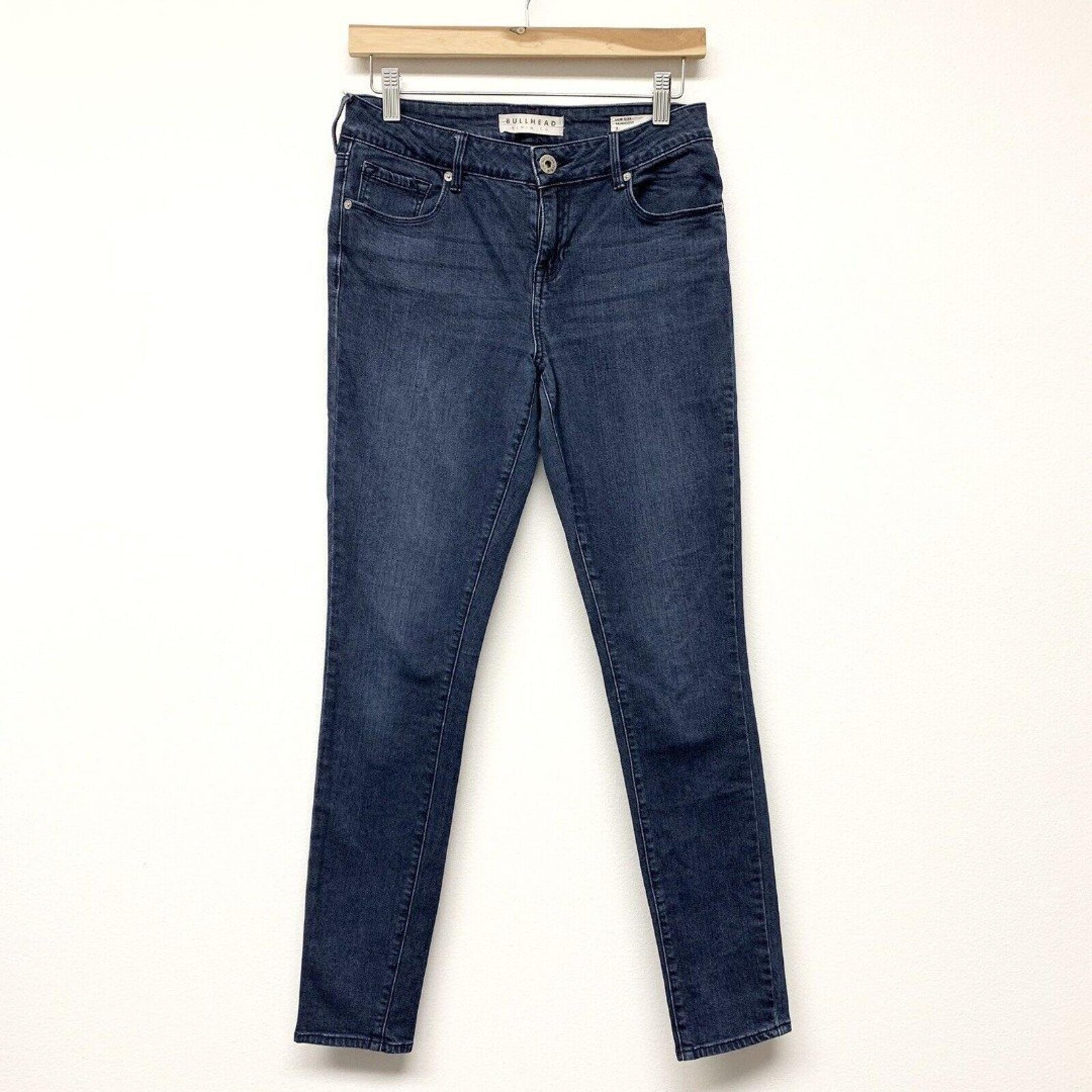 Bullhead Pacsun Low Rise Skinniest Jeans Size 7 Medium Wash Stretch