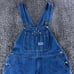 Big Smith Denim Overalls Men 38x30 Carpenter Jeans Vintage 80s Made in Russia