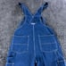 Big Smith Denim Overalls Men 38x30 Carpenter Jeans Vintage 80s Made in Russia