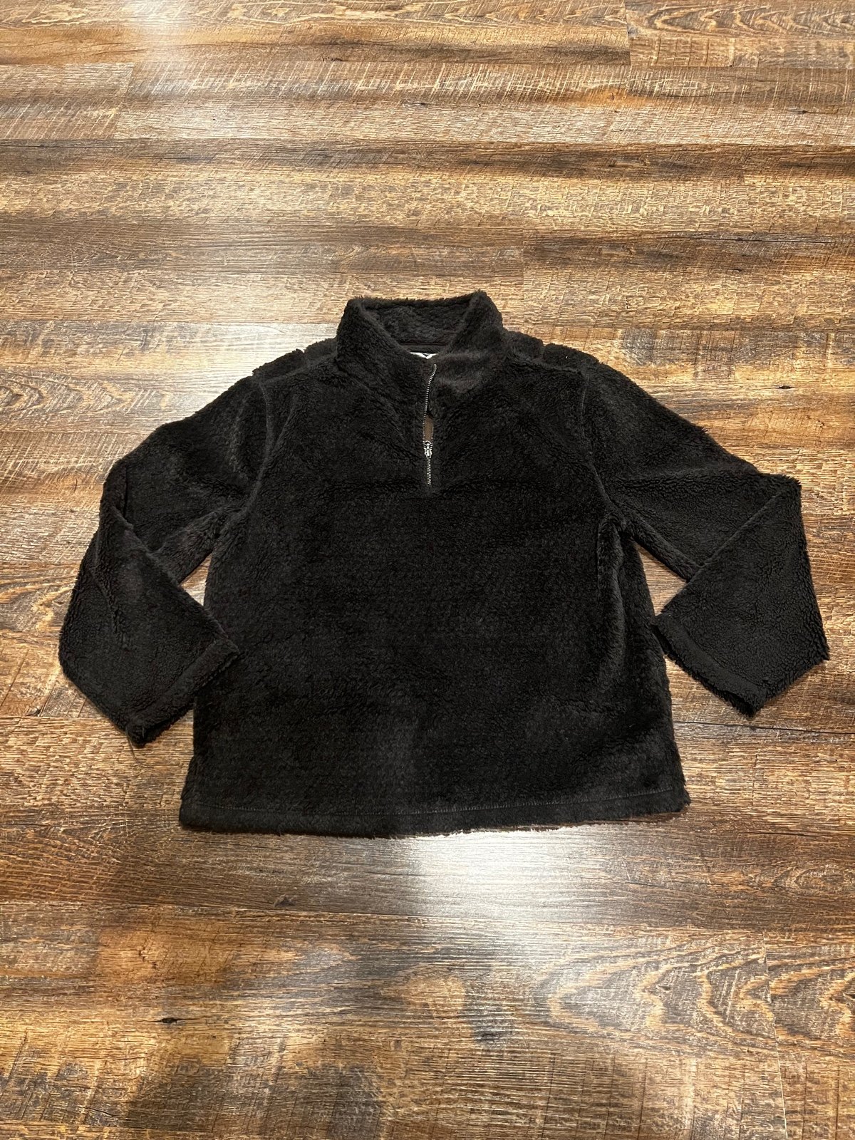Dylan Girl’s Large Soft Sherpa Half Zip Pullover