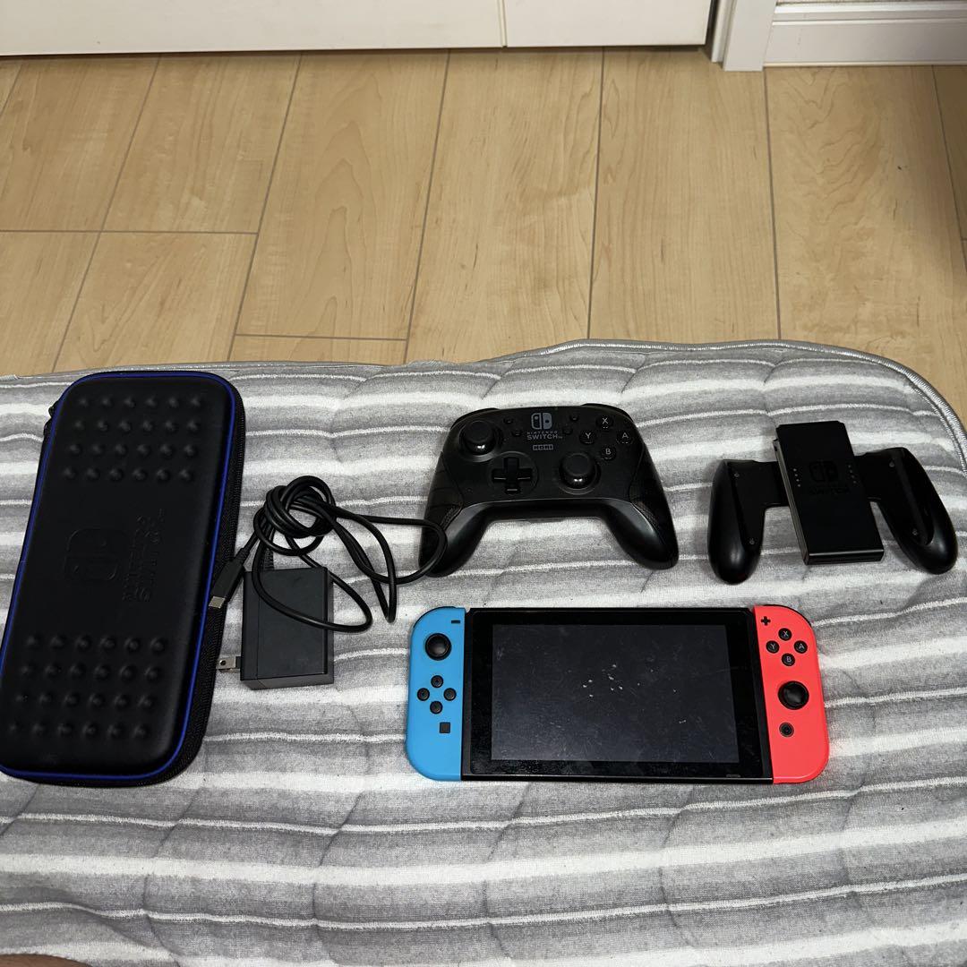 Nintendo Switch Red/Blue Console with Charger