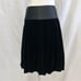 Dolce & Gabbana black velvet A Line Bubble Hem Mini Skirt Size Small/Medium