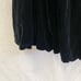 Dolce & Gabbana black velvet A Line Bubble Hem Mini Skirt Size Small/Medium
