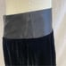 Dolce & Gabbana black velvet A Line Bubble Hem Mini Skirt Size Small/Medium