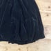 Dolce & Gabbana black velvet A Line Bubble Hem Mini Skirt Size Small/Medium