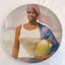 Arte de Cafe Virgilio Mendez Set of 4 Plates Dominican Republic (A2)