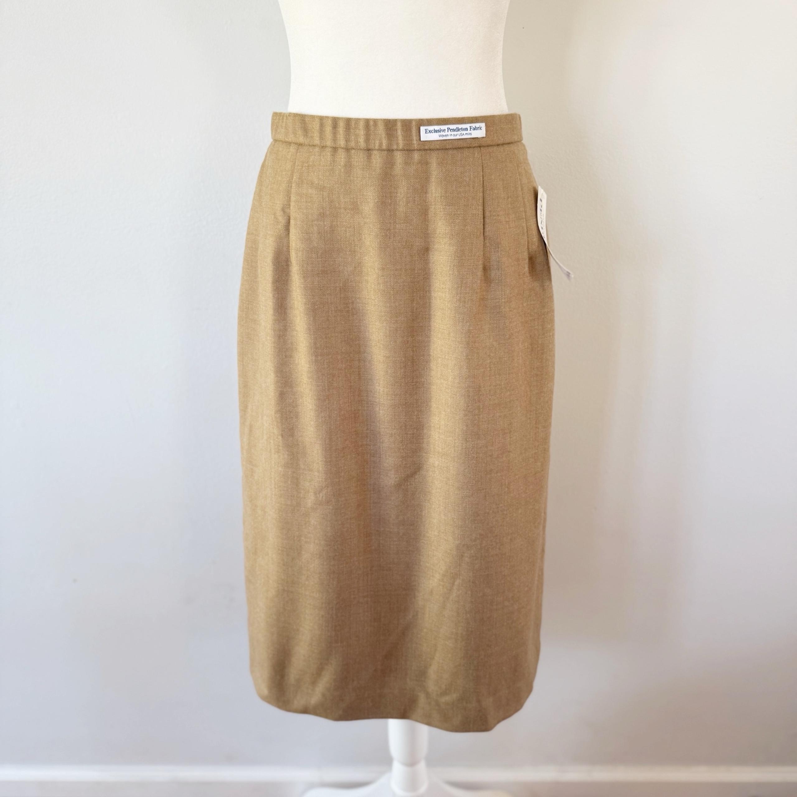 Pendleton Wool Pencil Skirt Womens 6 NWT Classic Business Casual Corpcore Office