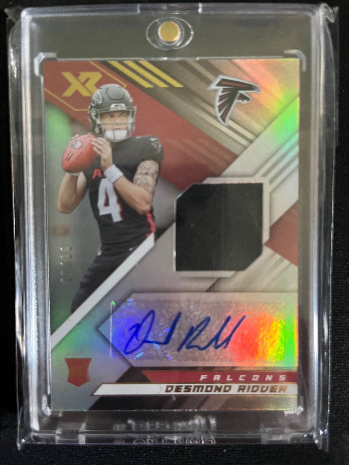 2022 Panini XR Desmond Ridder Rookie Swatch Auto /99 RSA-DR