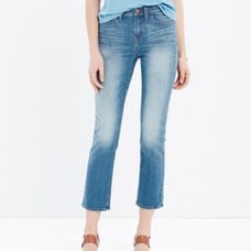 Madewell Kick Out Crop Jeans Thom Wash Size 24