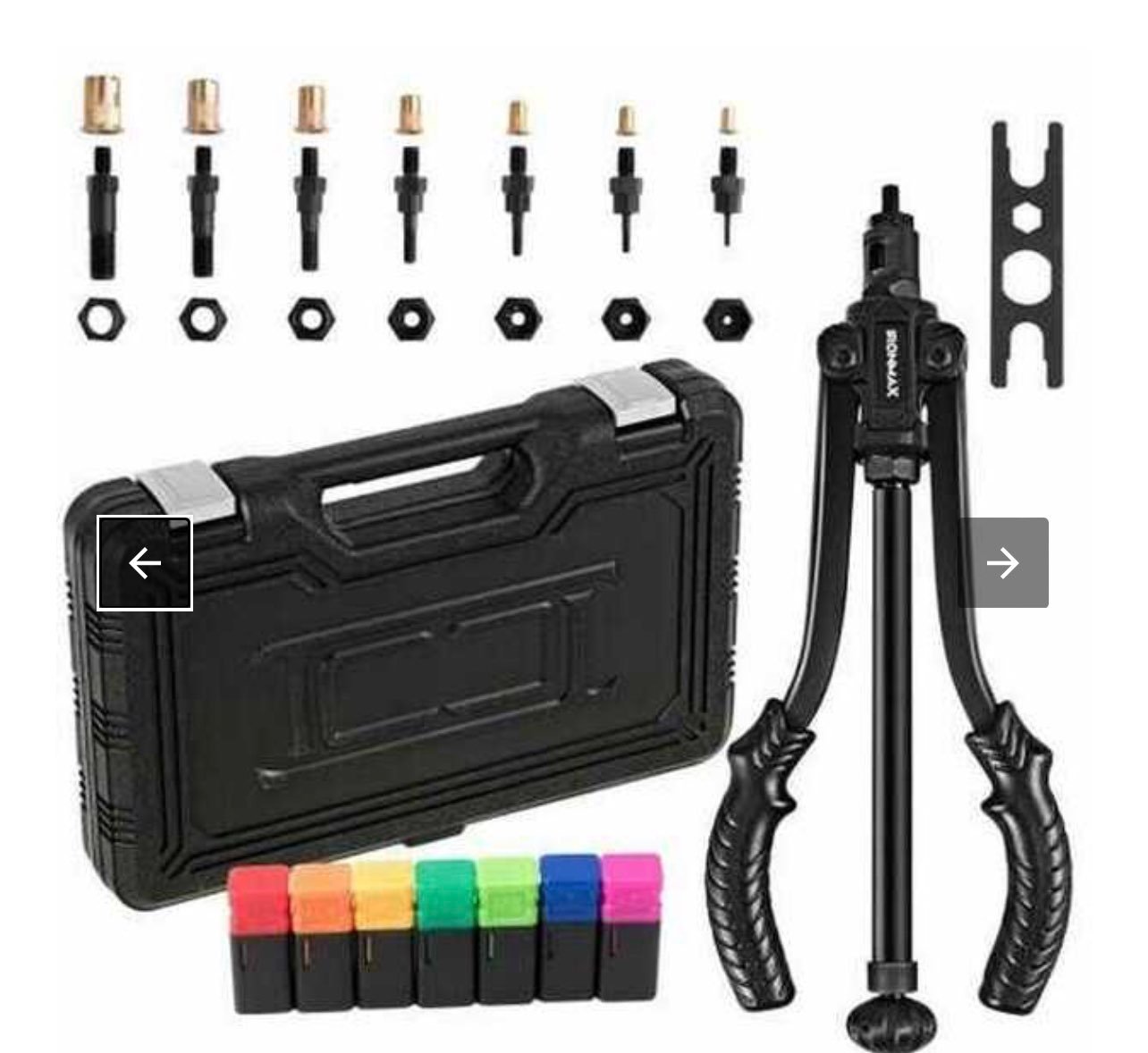14 Rivet Nut Setter Tool Kit with Case B593-TL35155