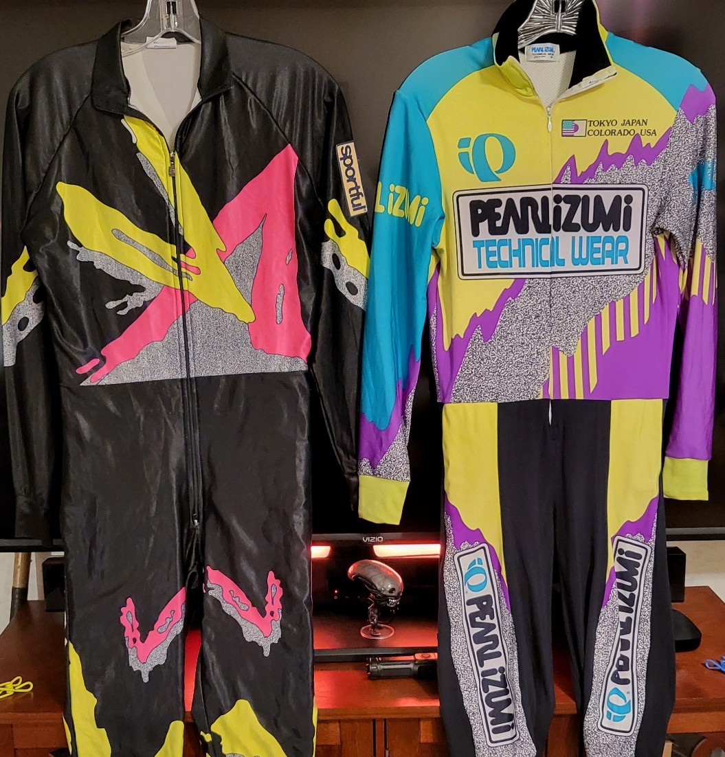 VINTAGE FULL BODY CYCLING SKINSUITS SPEEDSUITS-SPORTFUL & PEARL IZUMI