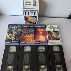 Nova The Wonder Of Life Documentary 1996 4 VHS Box Set Adventures In Science VTG