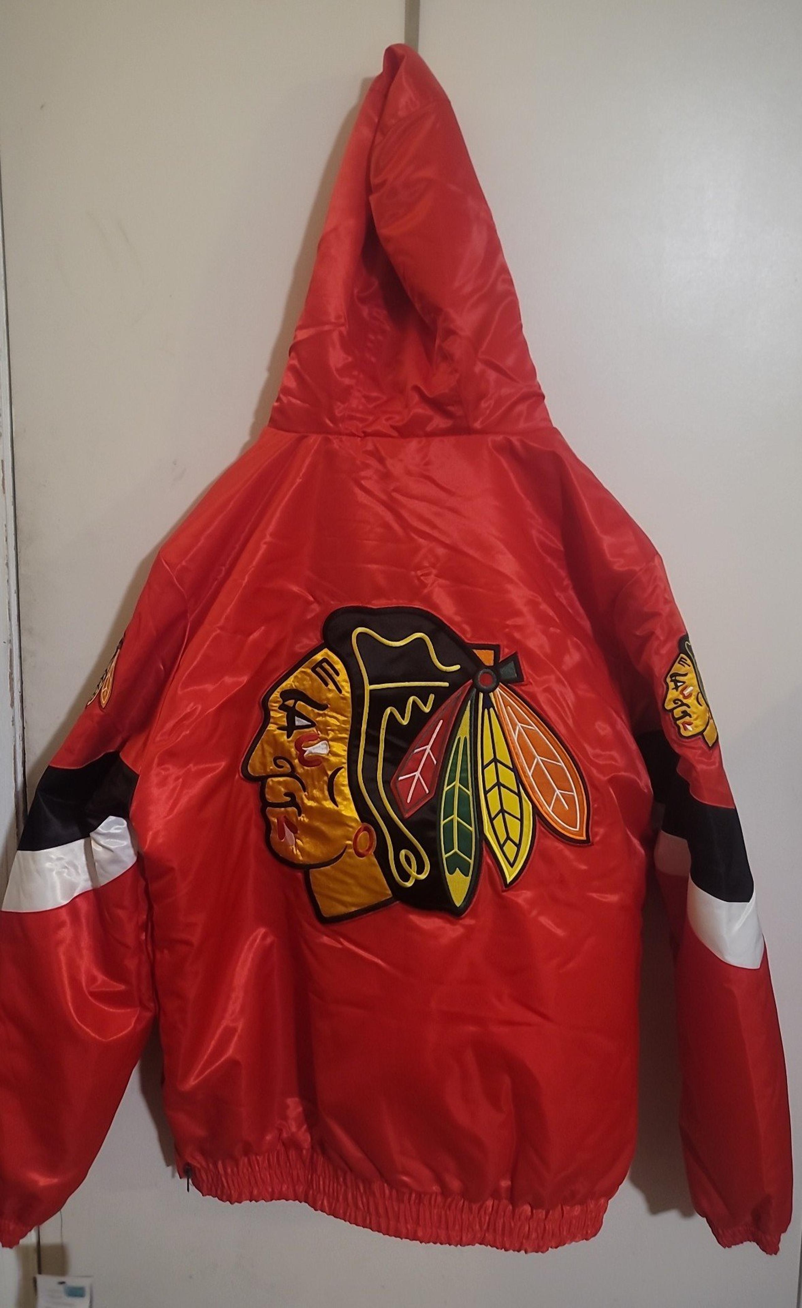 Chicago Blackhawks pullover Starter Coat