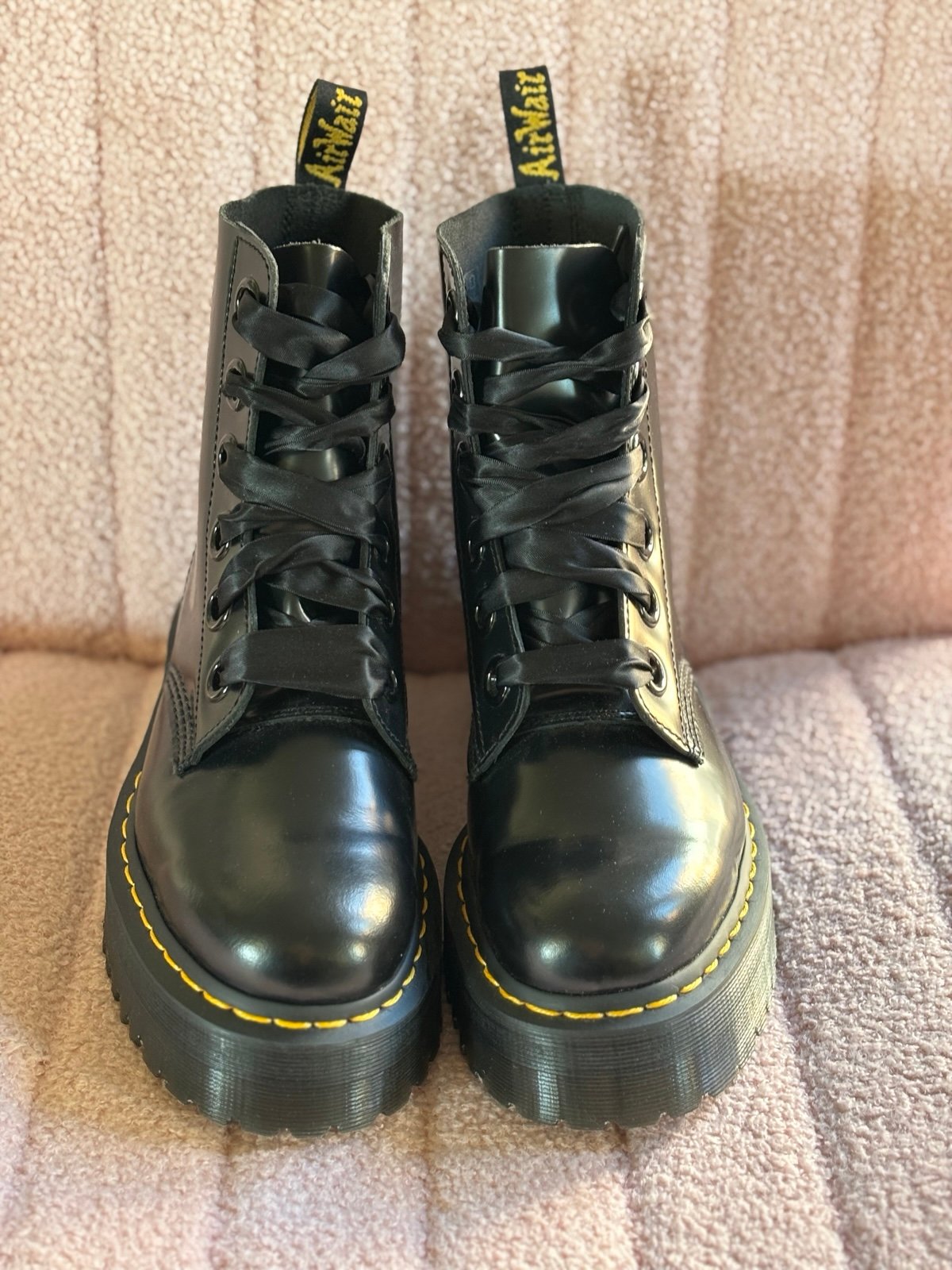 Dr Martens Molly women’s leather platform boots