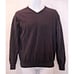 Paolo Mondo Mens Lg 100% Extra Fine Merino Virgin Wool V Neck Italy Sweater Sz L