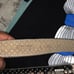BB SIMON BELT Pink SWAROVSKI CRYSTALS BLACK PONY HAIR LEATHER Men/women