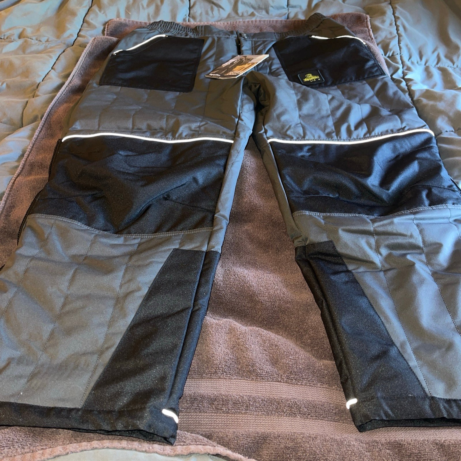 Refrigiwear 7750R Gray/Black XL ChillShield Pants Comfort Rating 10° F New W/Tag