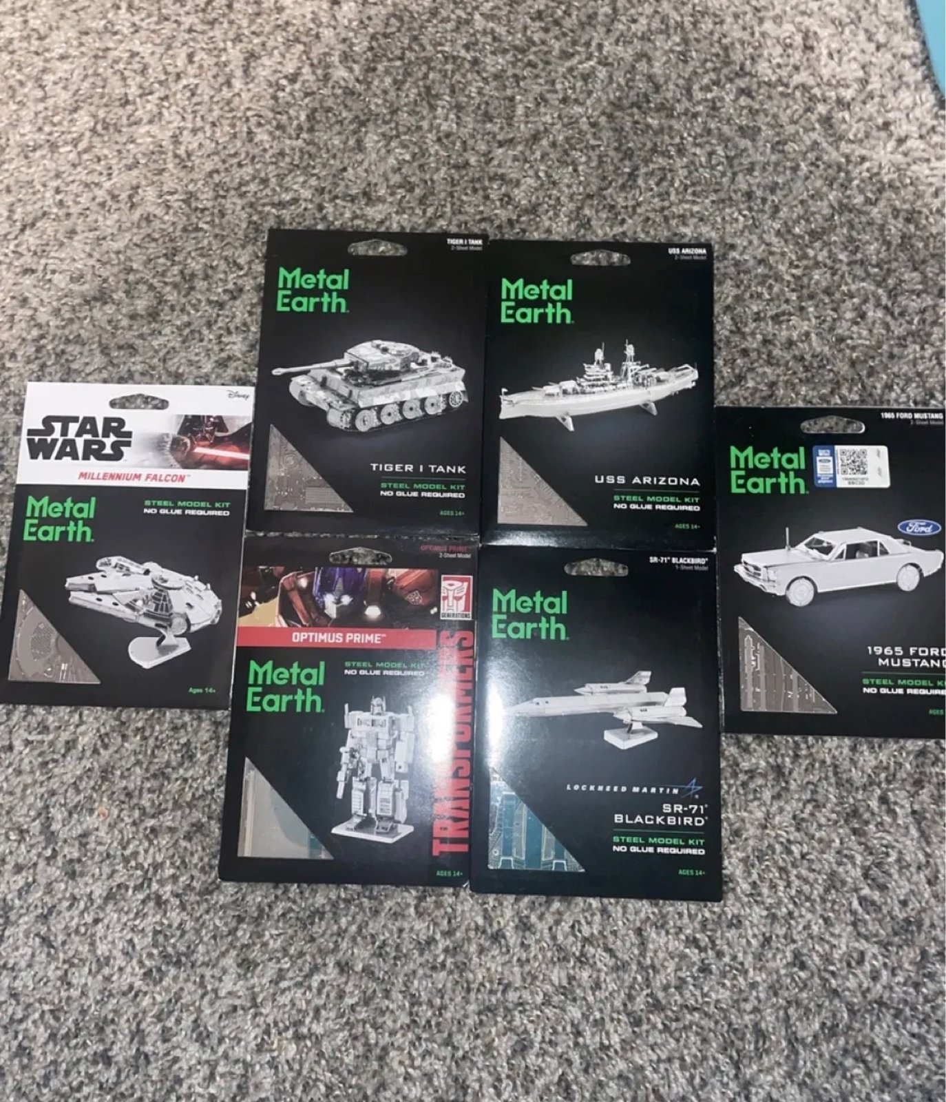 Metal Earth 3d model kits