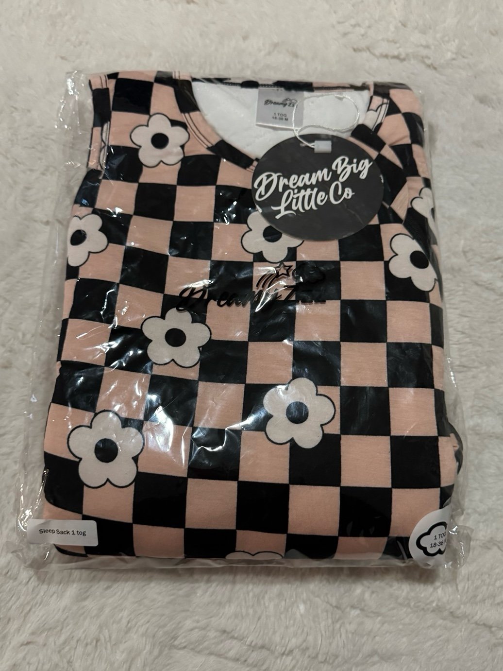 Dreamy zzz sleep sack 18-36mos 1 tog NIB