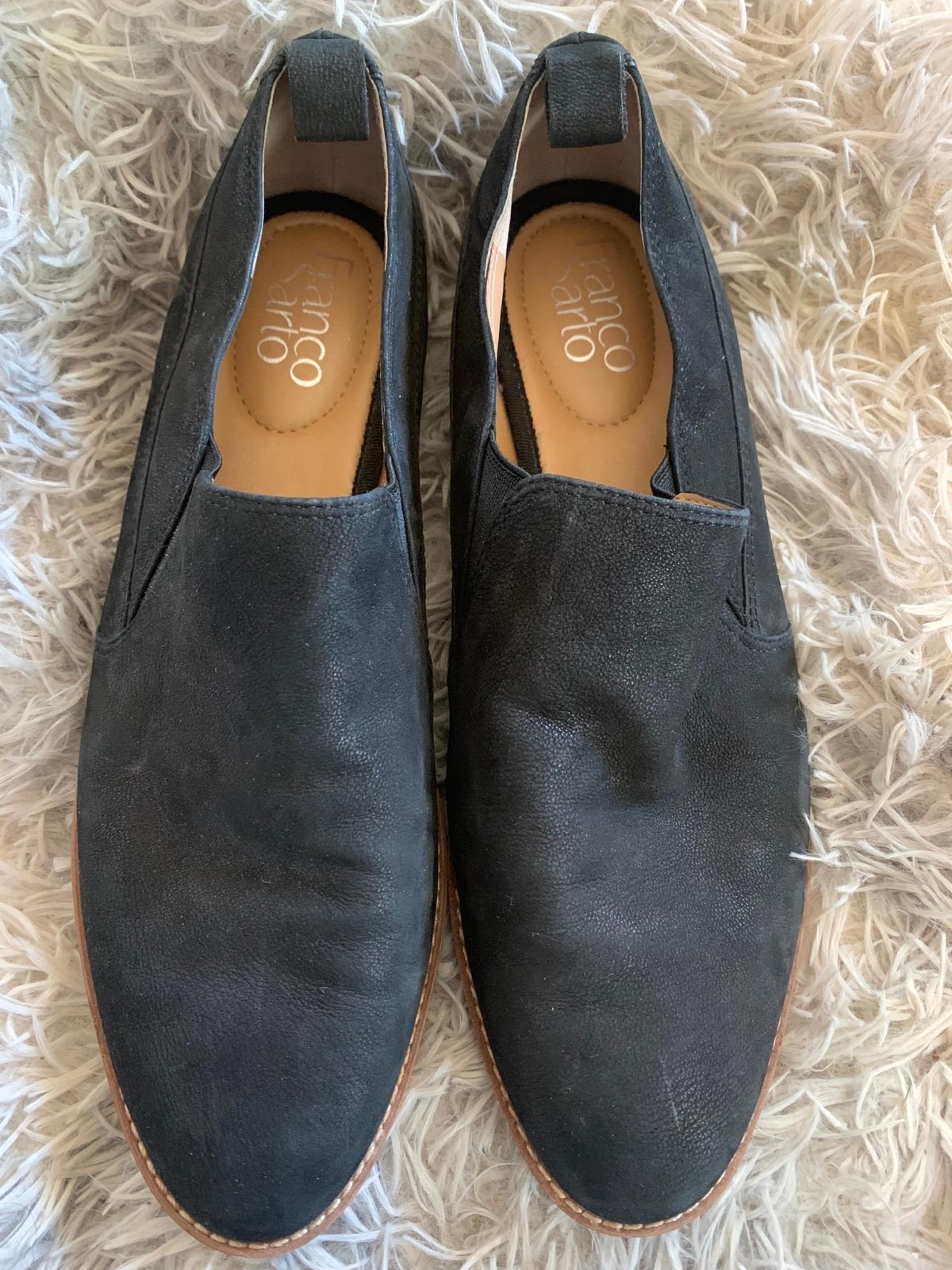 Womens Franco Sarto Black Loafers