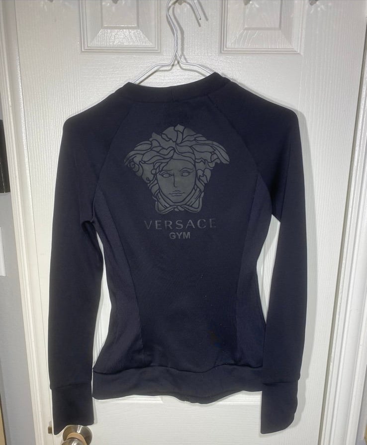 Women’s Versace Gym Zip Up Jacket sz 2