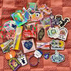 Dutch Bros Stickers & Merch Bracelets Keychains Magnet Pura Vida Ornament Bundle